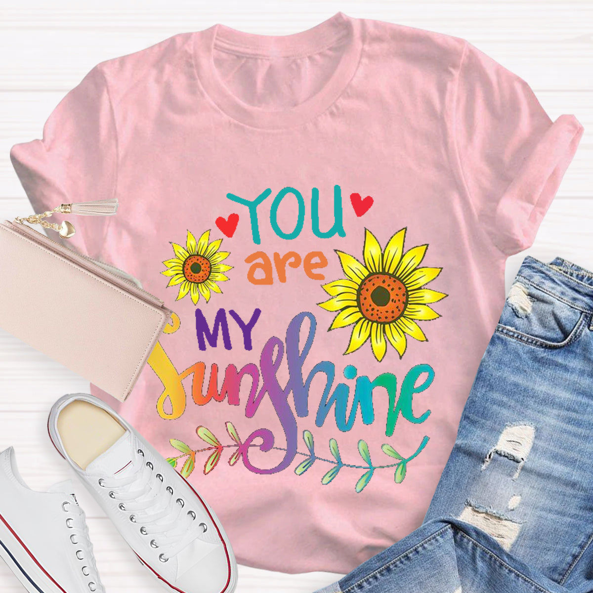 You Are My Sunshine Sunflower T-Shirt