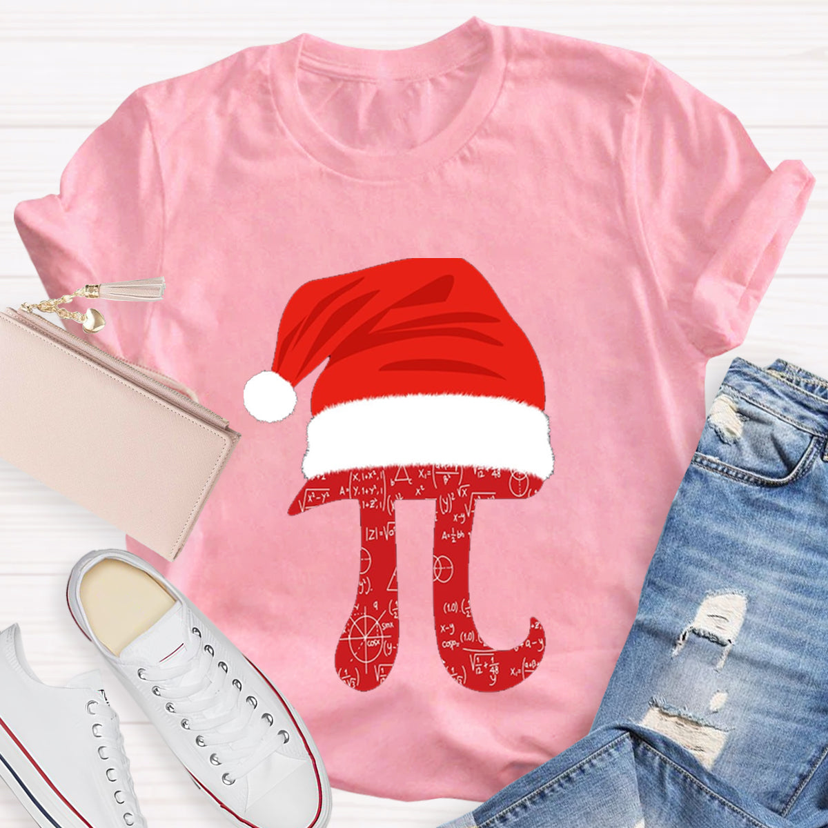 Math Teacher Christmas T-Shirt