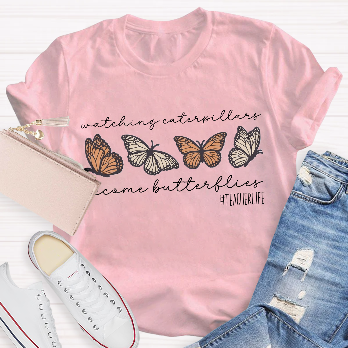 Watching Caterpillars Become Butterflies T-Shirt