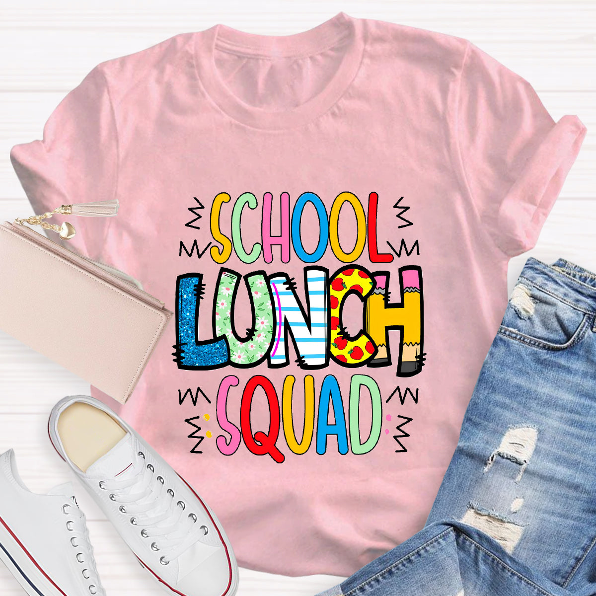 School Lunch Squad Lunch Lady T-Shirt