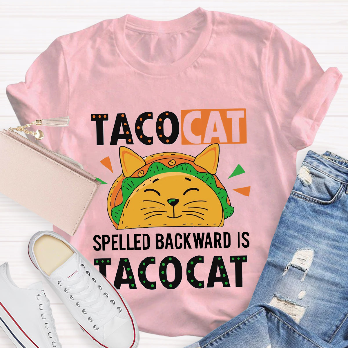 Tacocat Spelled Backward Is Tacocat T-Shirt