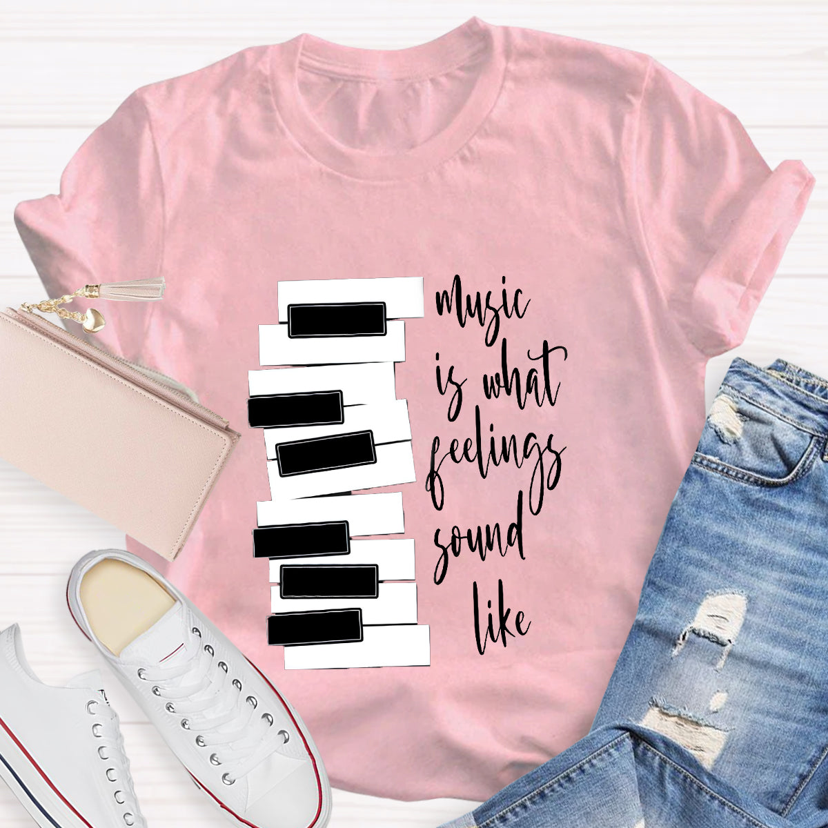 Music Is What Feelings Sound Like T-Shirt