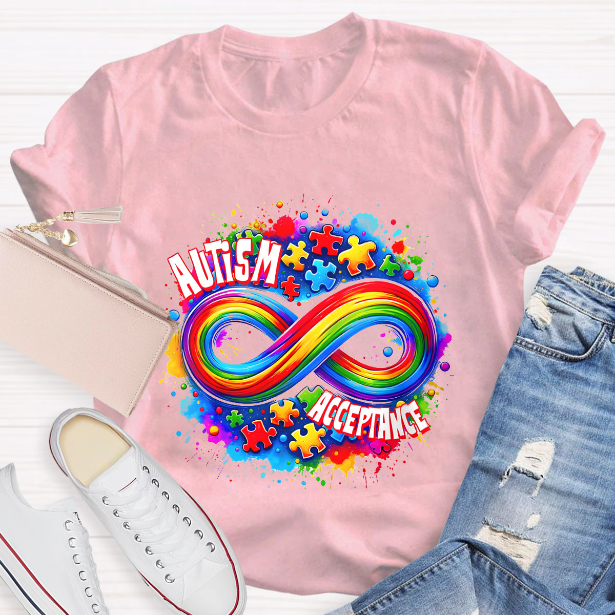 Colorful Infinity Symbol T-Shirt