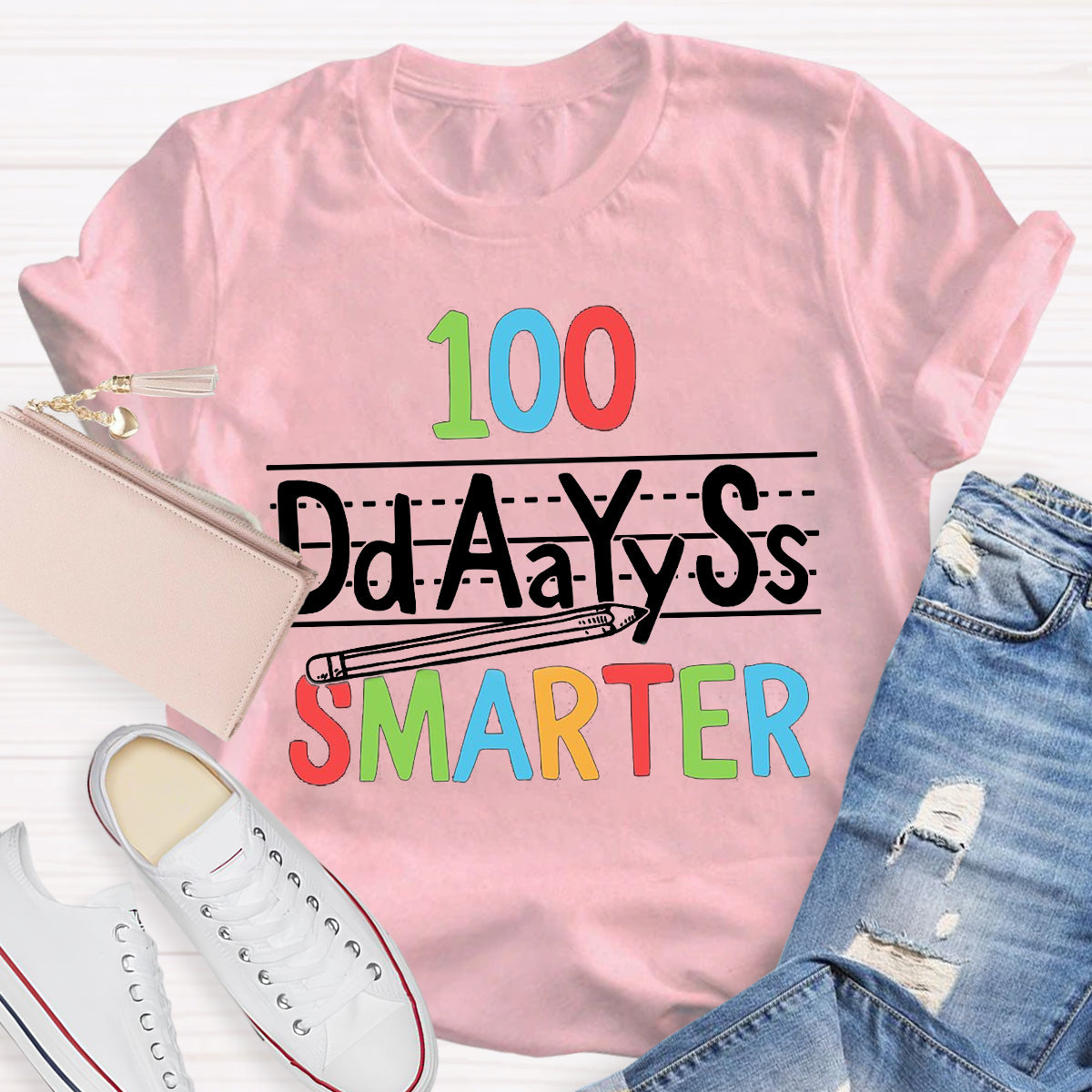 100 Days Smarter Teacher T-Shirt