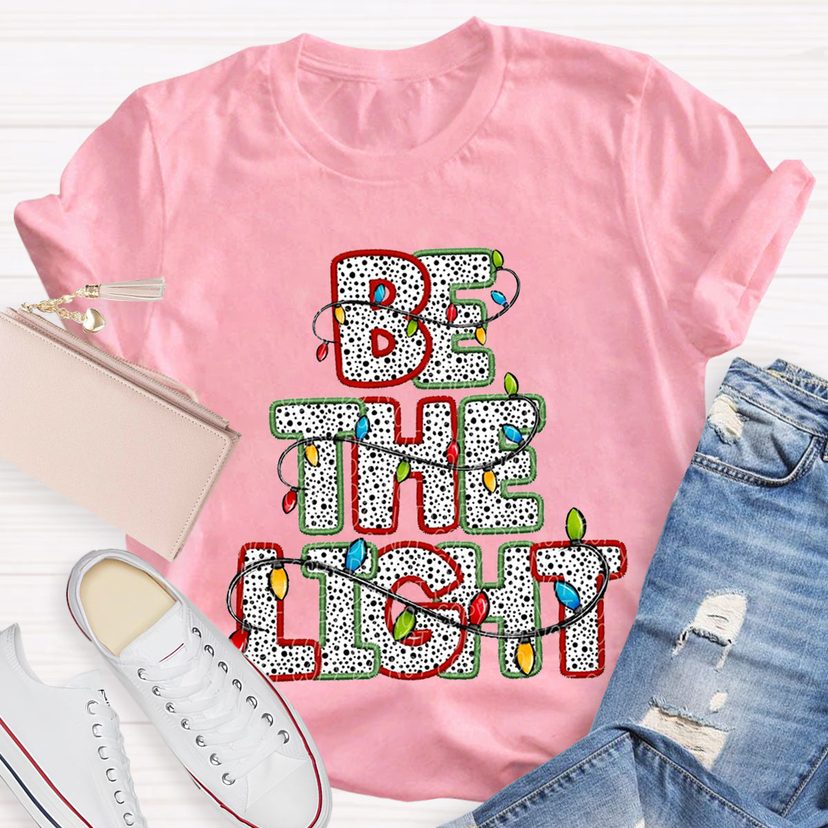 Be The Light Teacher T-shirt