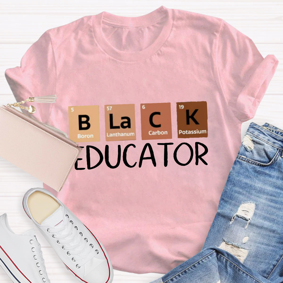 Black Educator Teacher T-Shirt