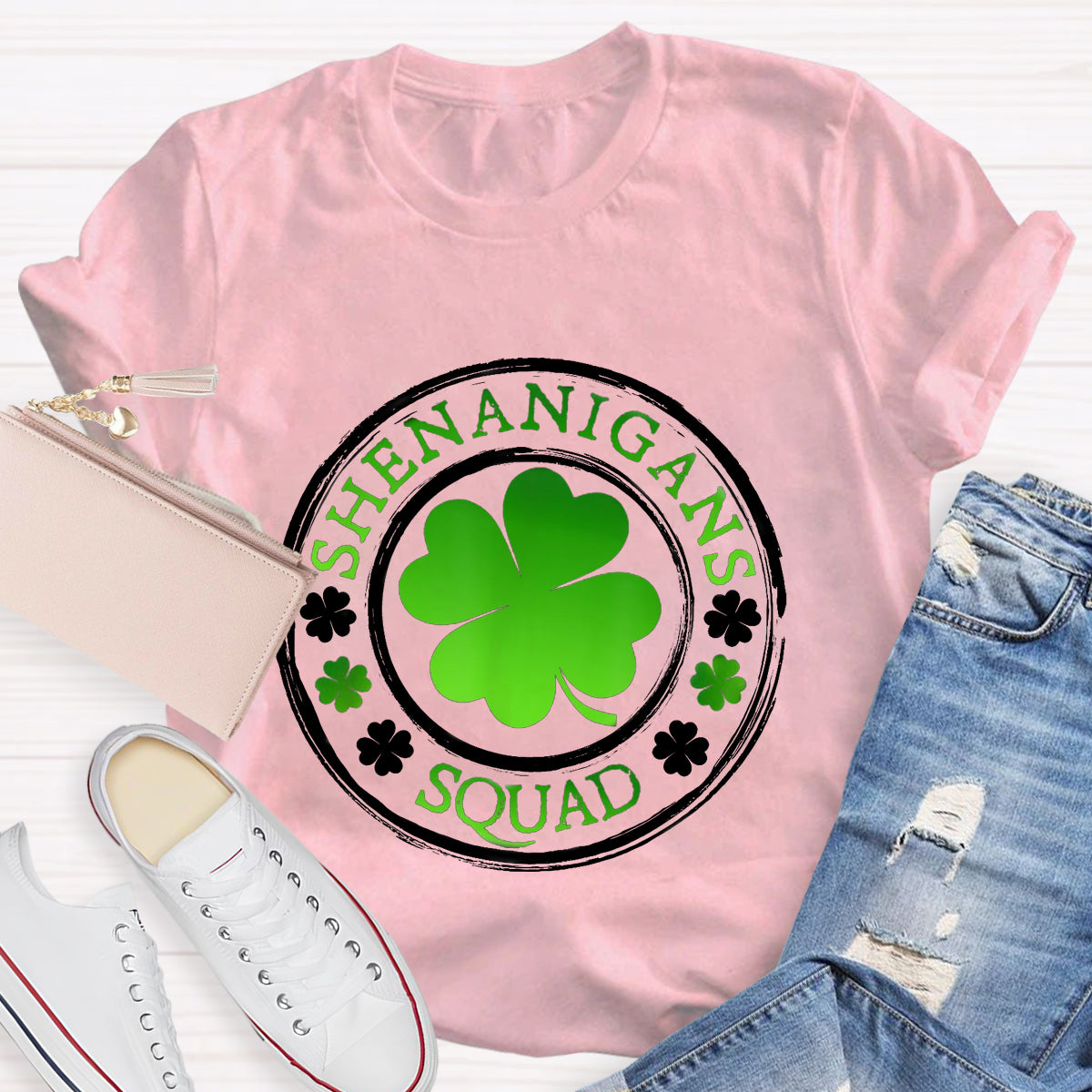 St Patrick's Day Shenanigans Squad T-Shirt