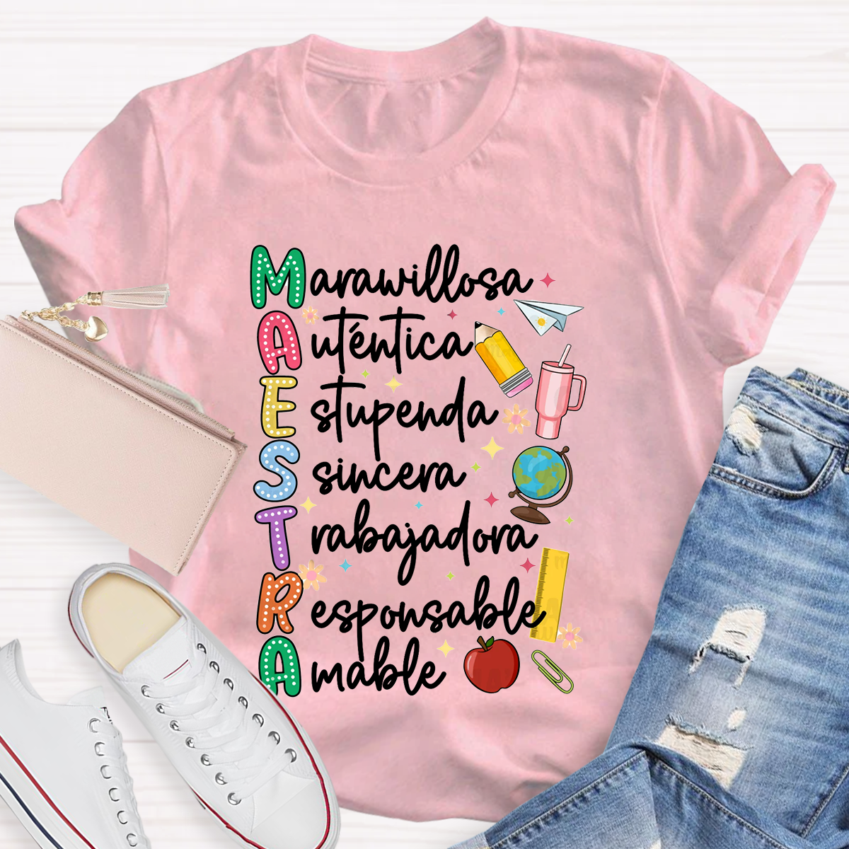 Maestra Dual Language Teacher T-Shirt