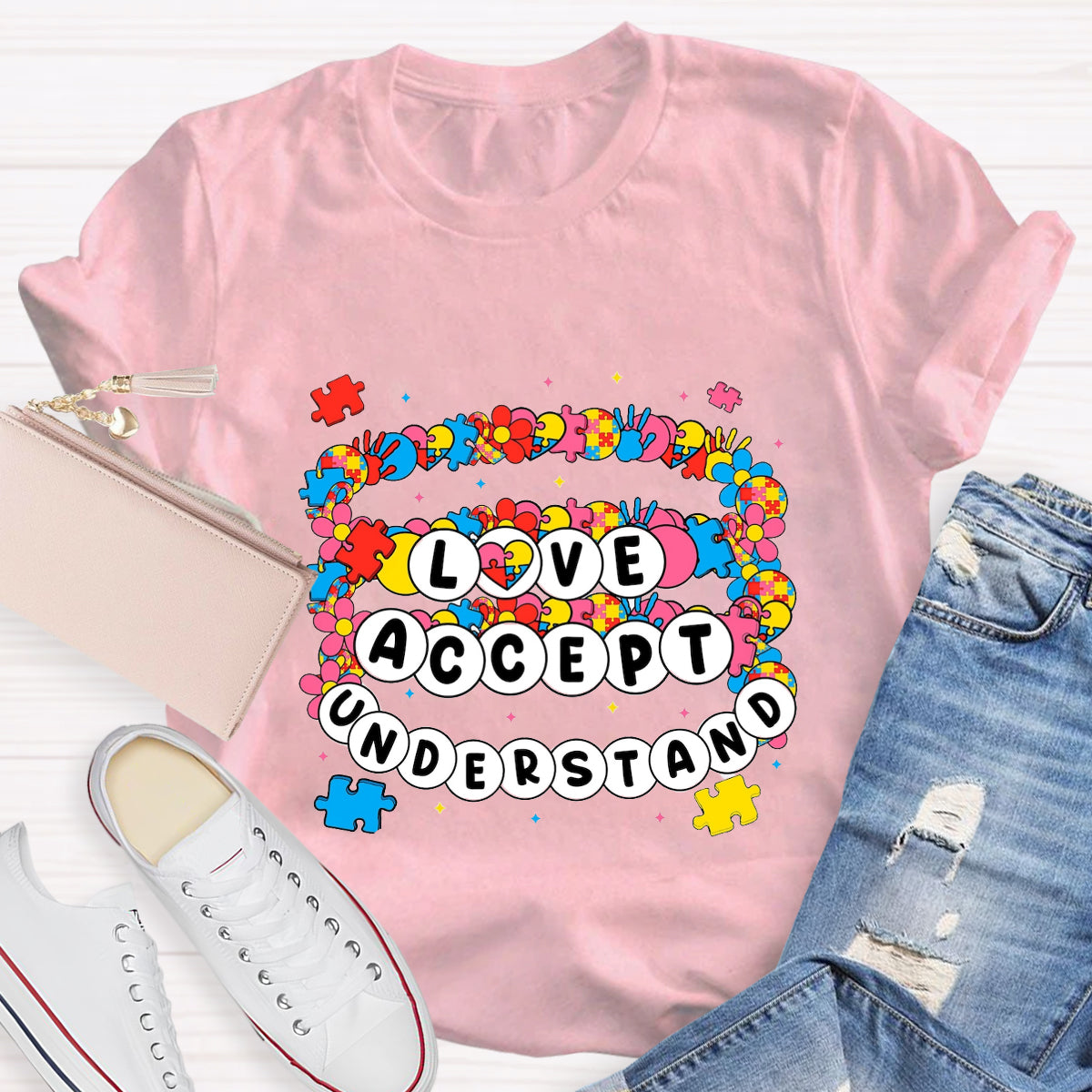 Love Accept Understand Bracelet T-Shirt