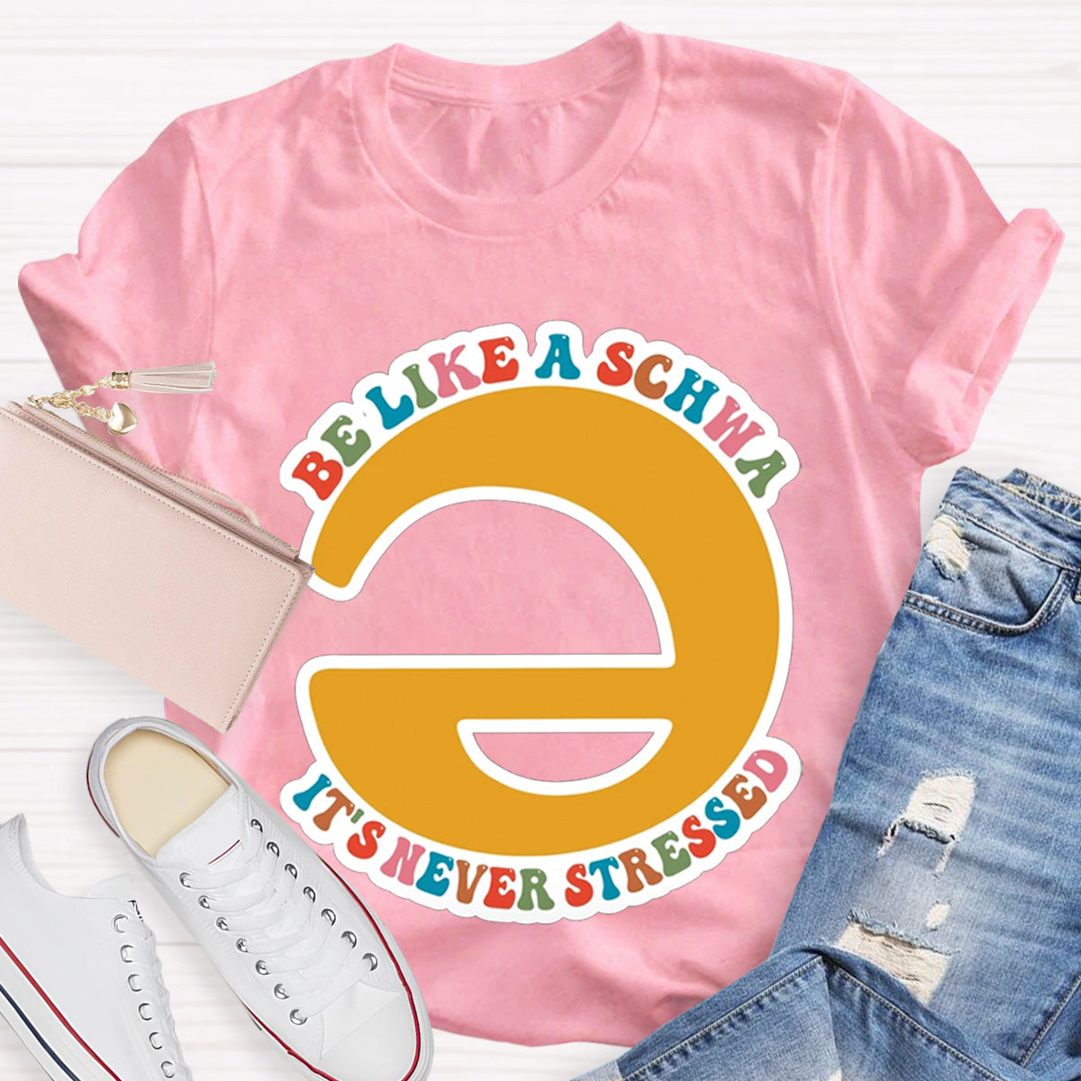 Be Like A Schwa Teacher T-Shirt