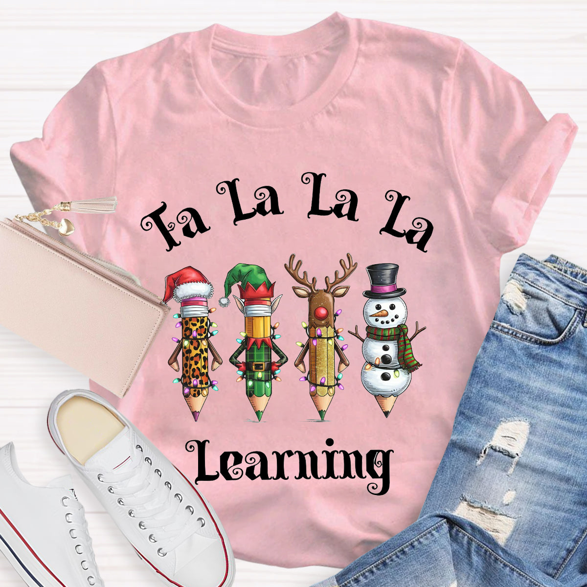 Christmas Pencil Learning T-Shirt