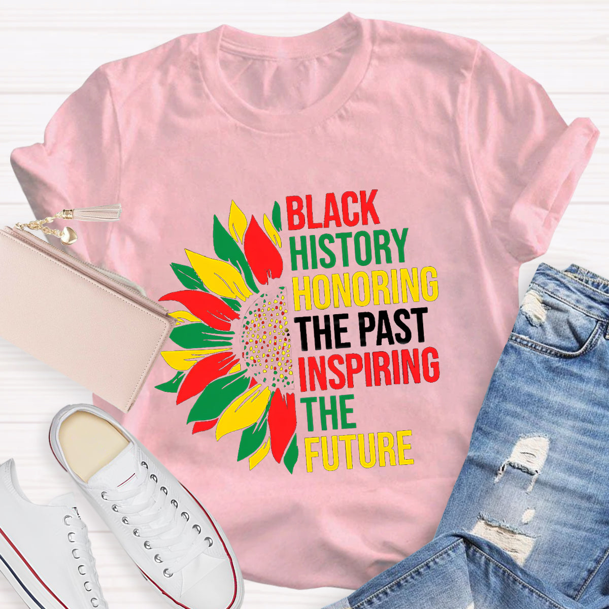 Black History Honoring The Past Inspiring The Future T-Shirt