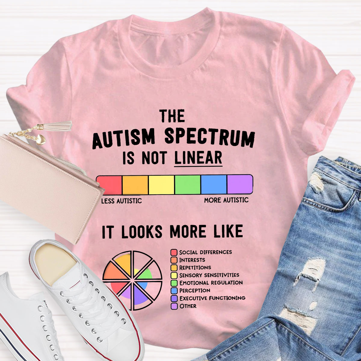 Autism Is A Spectrum Autism Awareness T-Shirt