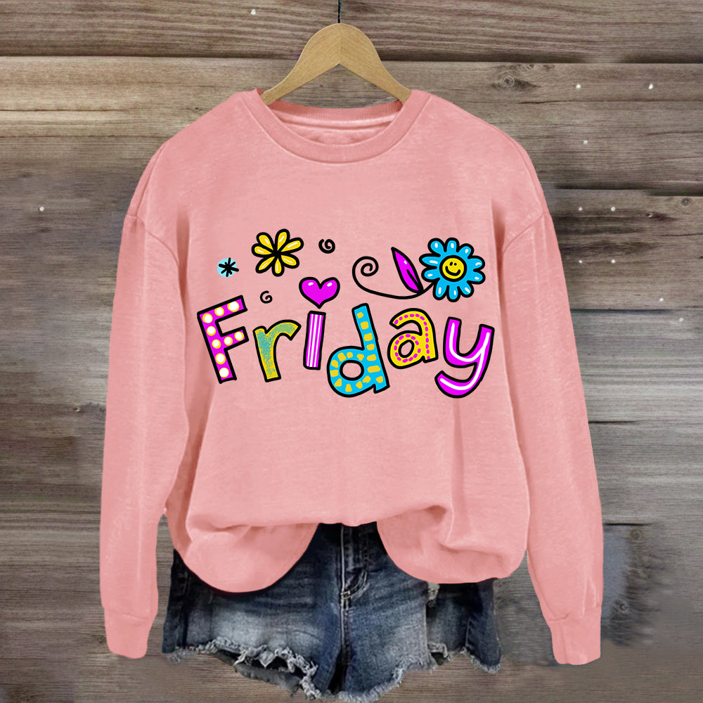 Happy Friday Teacher Sweatshirt