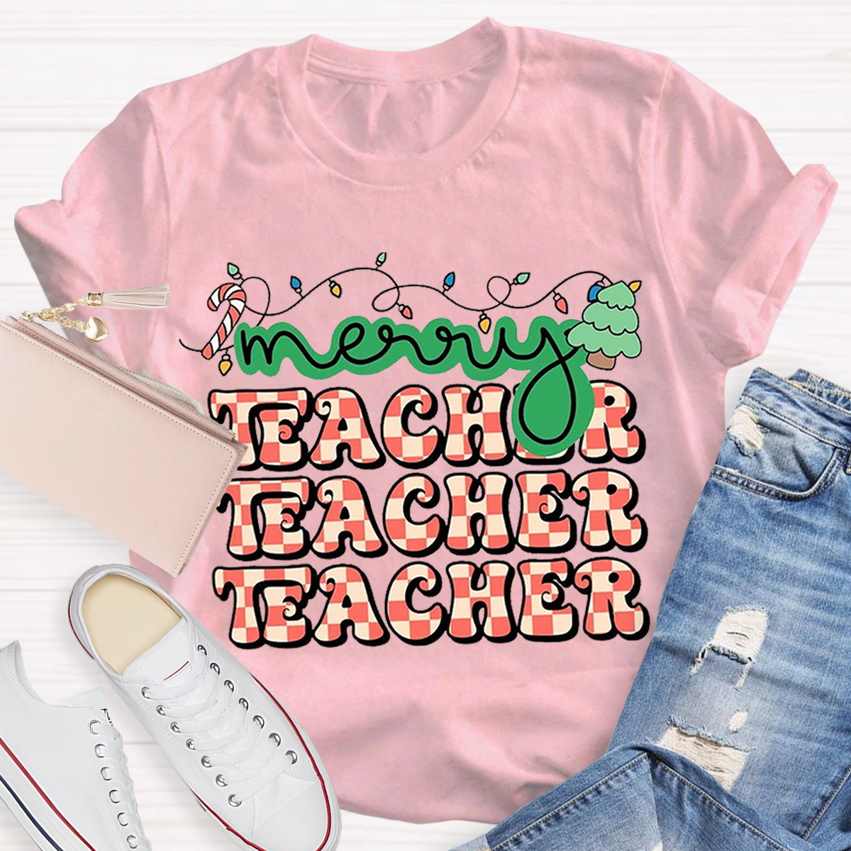 Merry Christmas Teacher T-Shirt