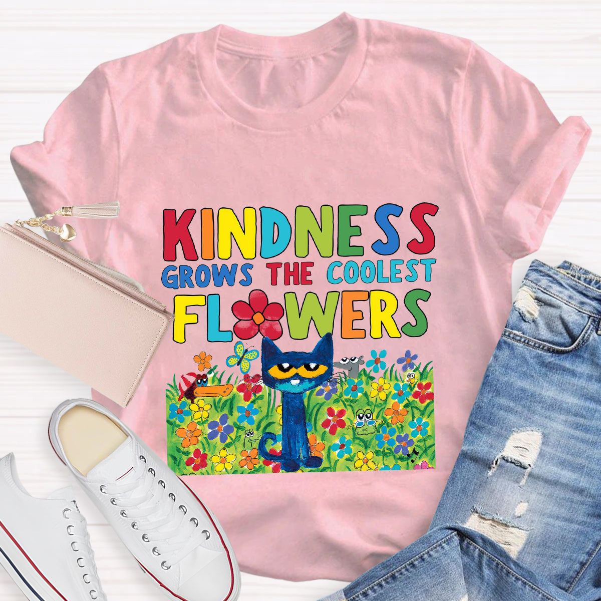 Kindness Grows The Coolest Flowers T-Shirt