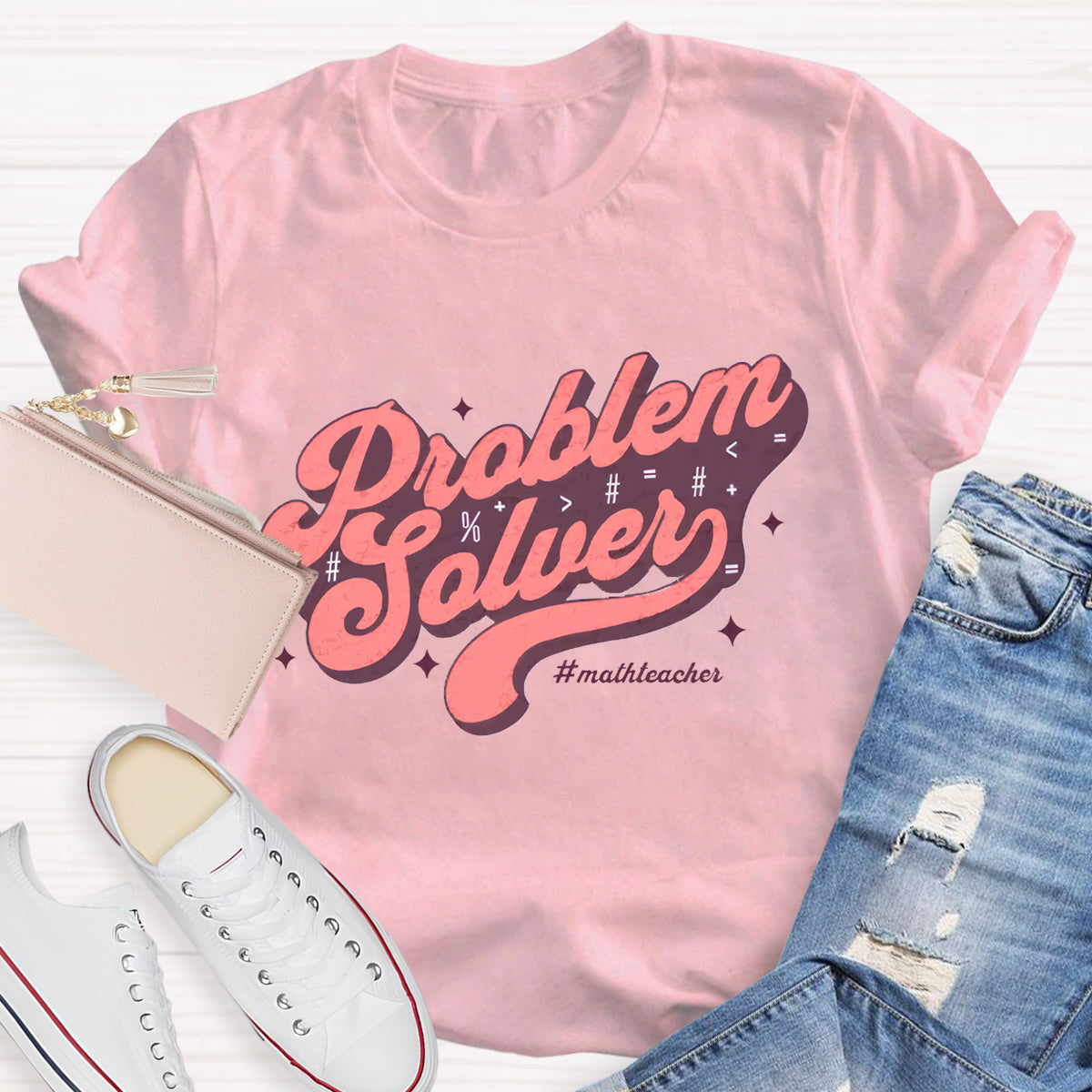 Problem Solver Math Teacher T-Shirt