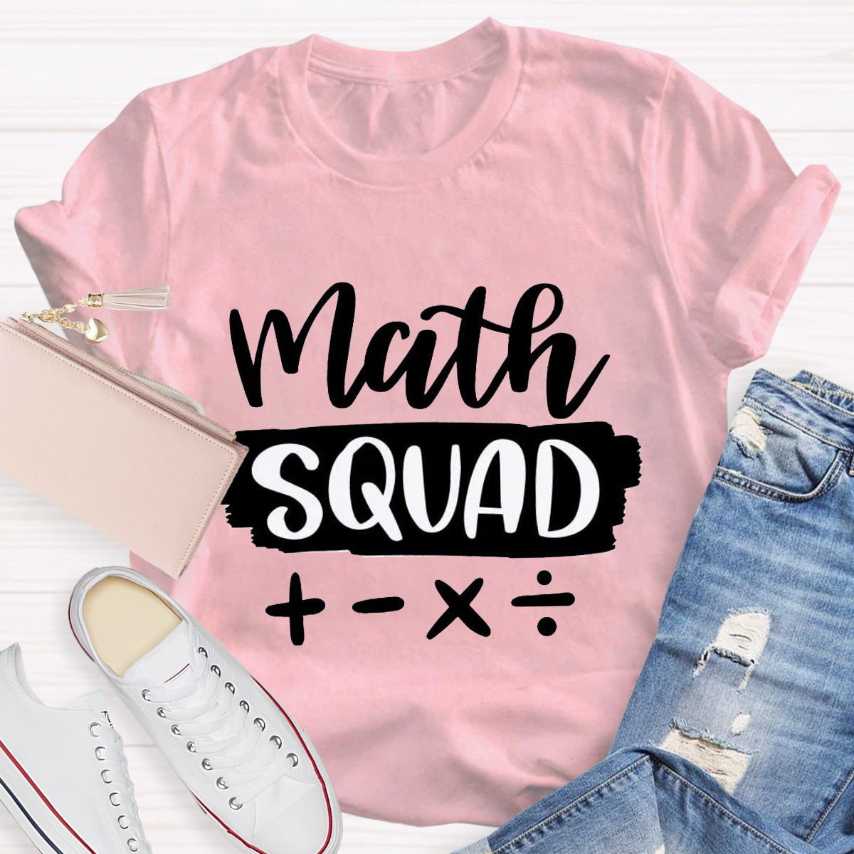 Math Squad Math Teacher T-Shirt