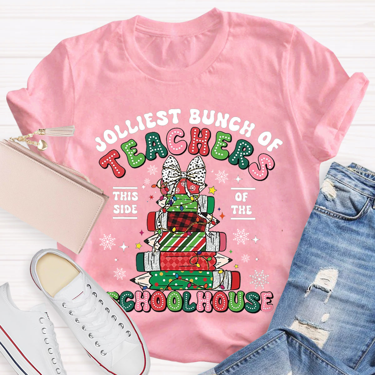 Jolliest Bunch of Teachers Teacher T-Shirt