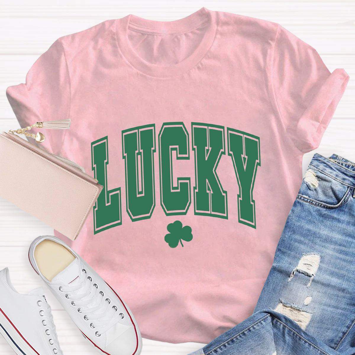 St Patrick's Day Lucky Shamrock T-Shirt