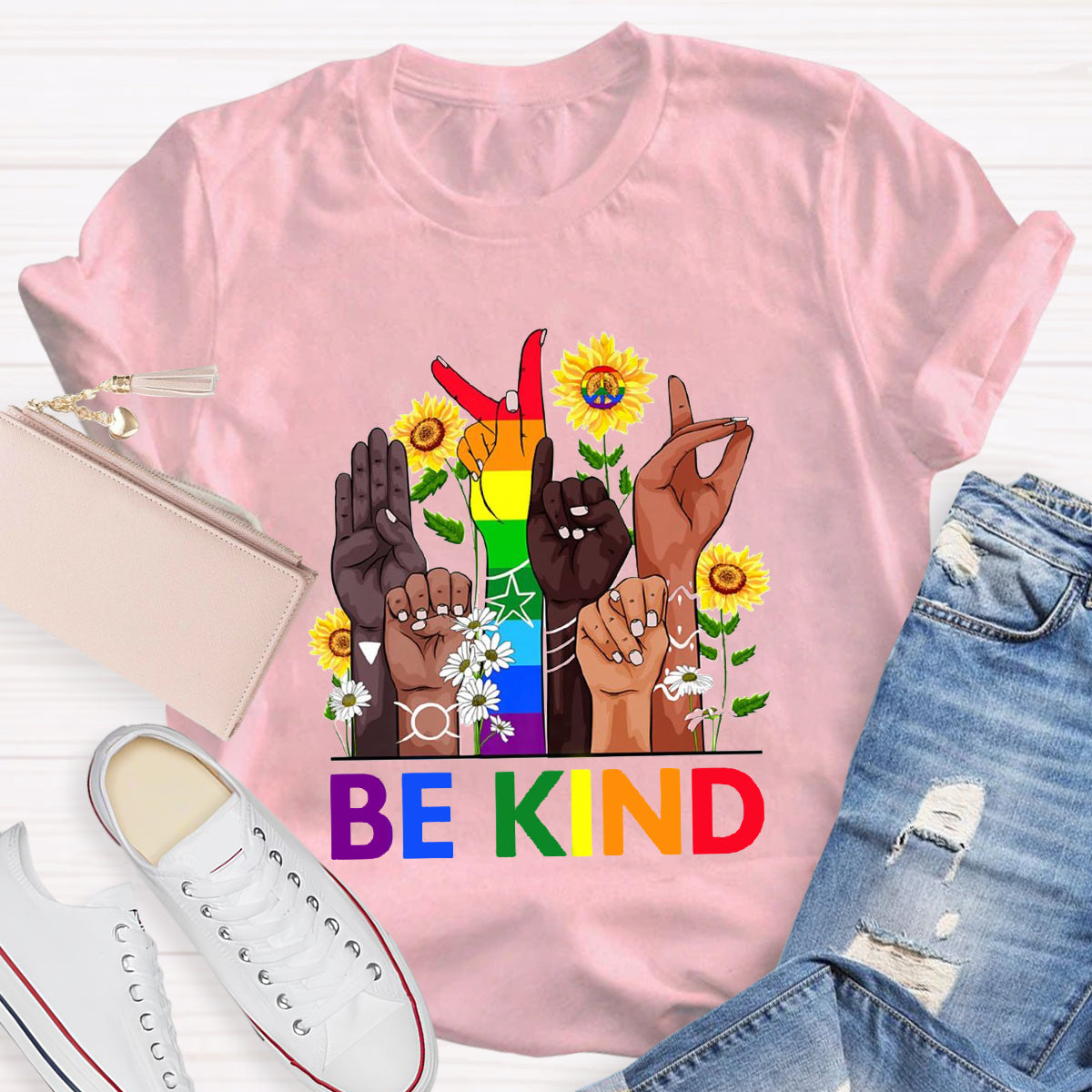 Be Kind Sign Language Hand T-Shirt