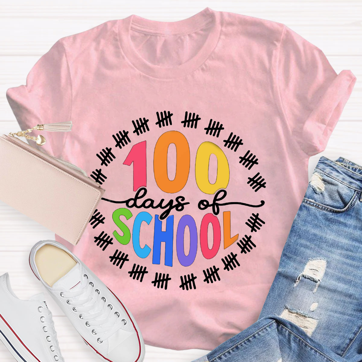 Happy 100 Days of School T-Shirt