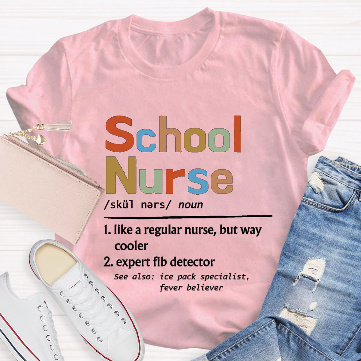 School Nurse Like Normal Nurse But Way Cooler T-Shirt