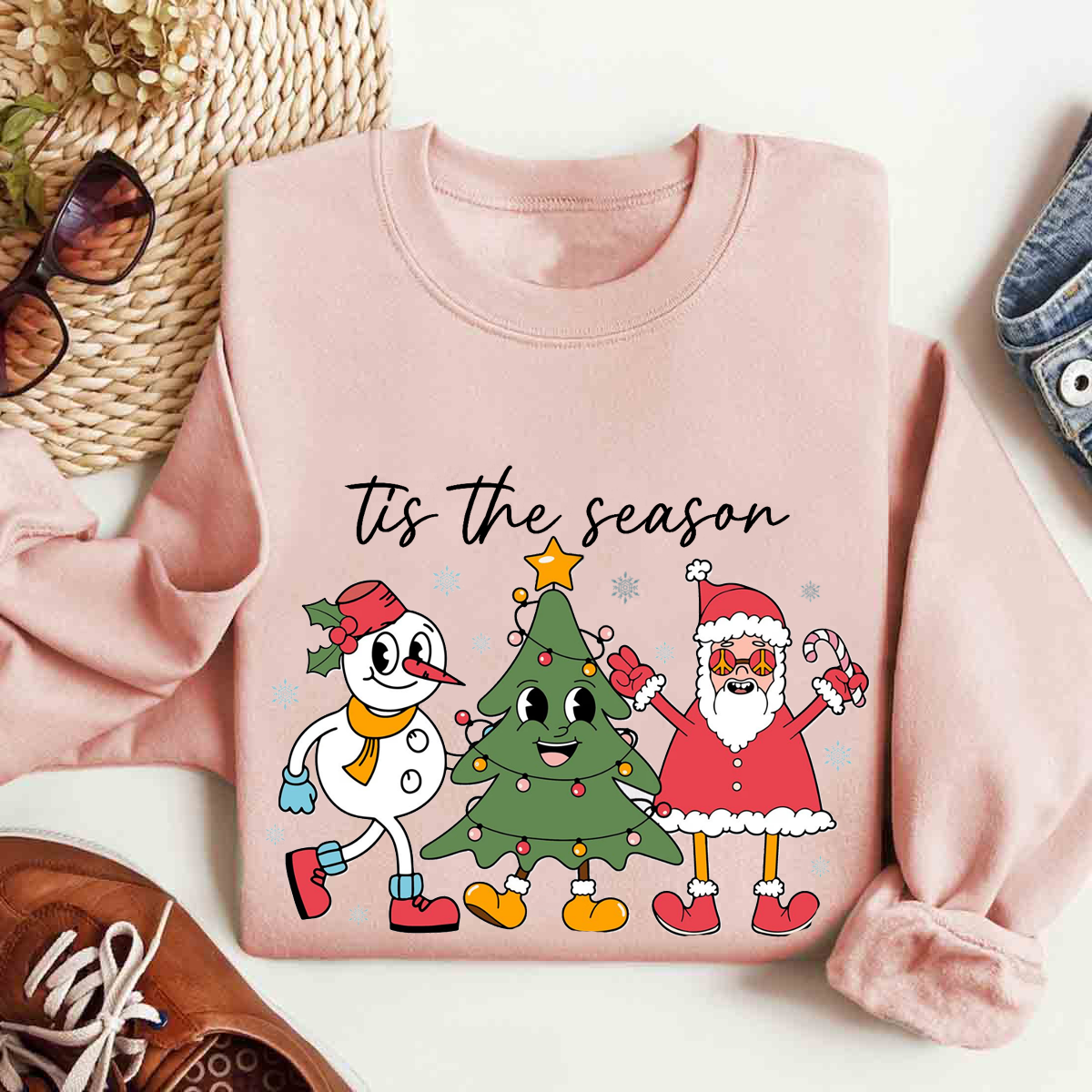 Tis The Season Snowman Sweatshirt