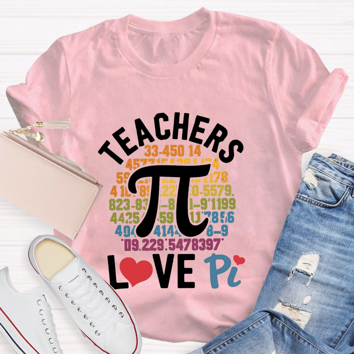 Teachers Love Pi Day T-Shirt