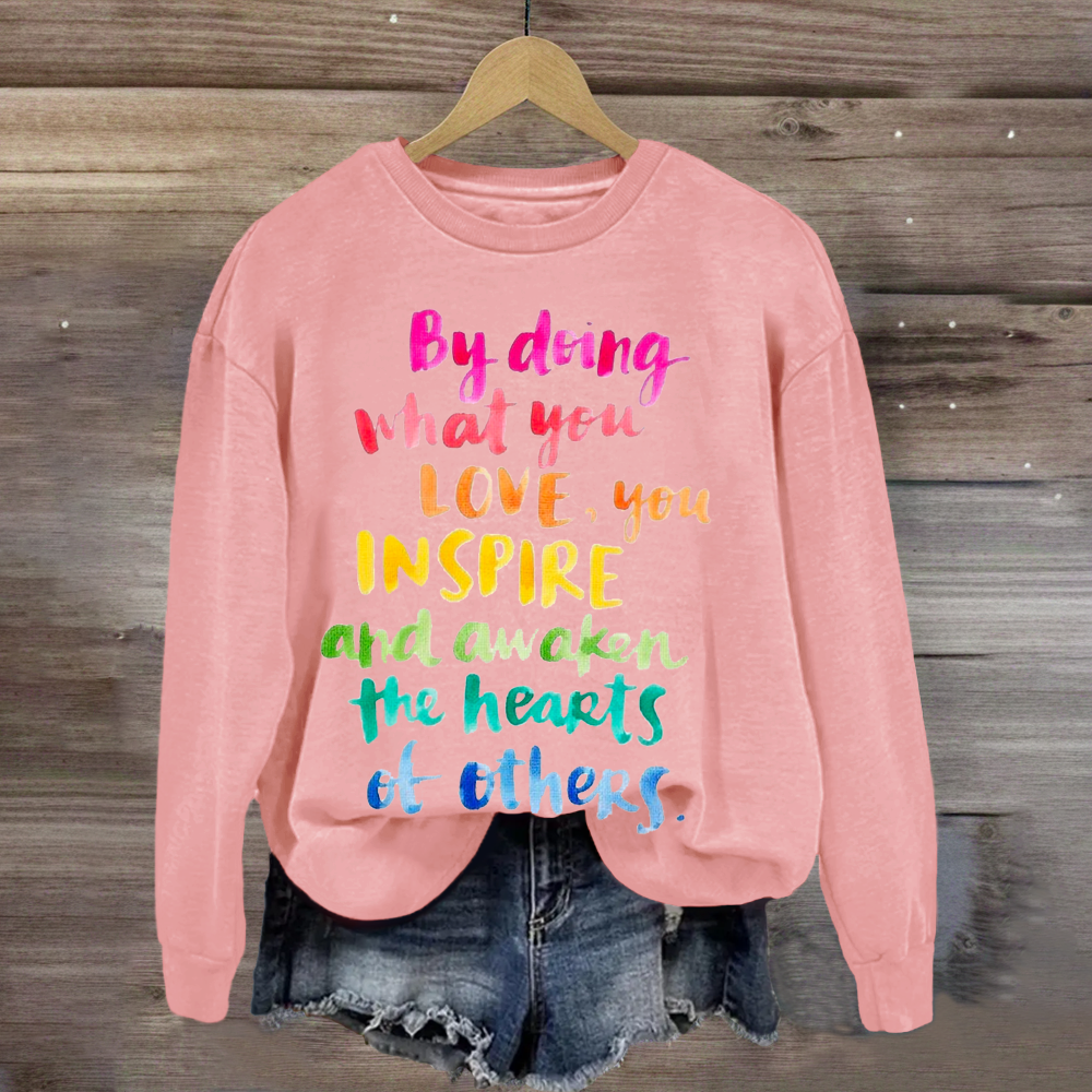 Loved Inspiration Teacher Sweatshirt