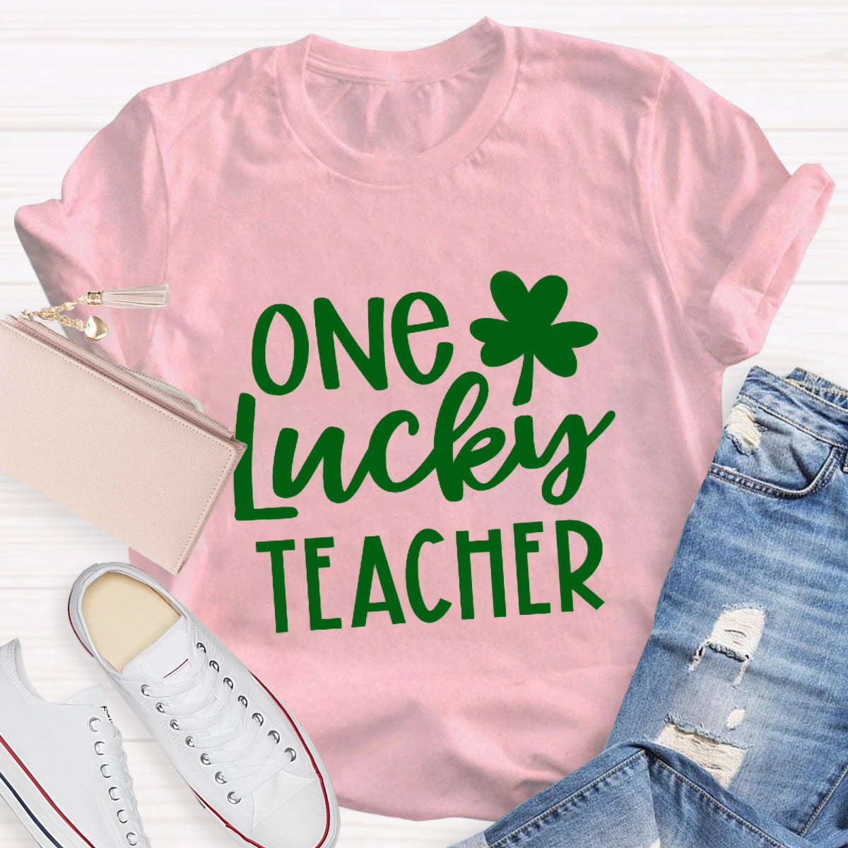 One Lucky Teacher T-Shirt