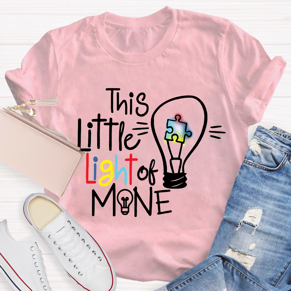 This Little Light Of Mine Autism T-shirt