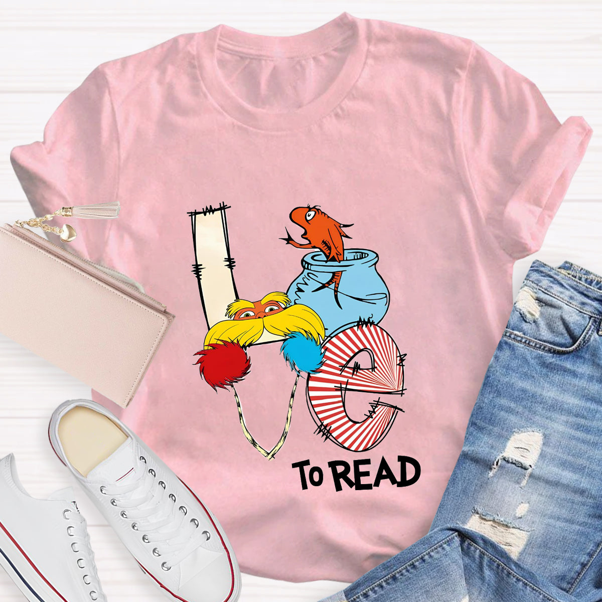 Love To Read Teacher T-Shirt