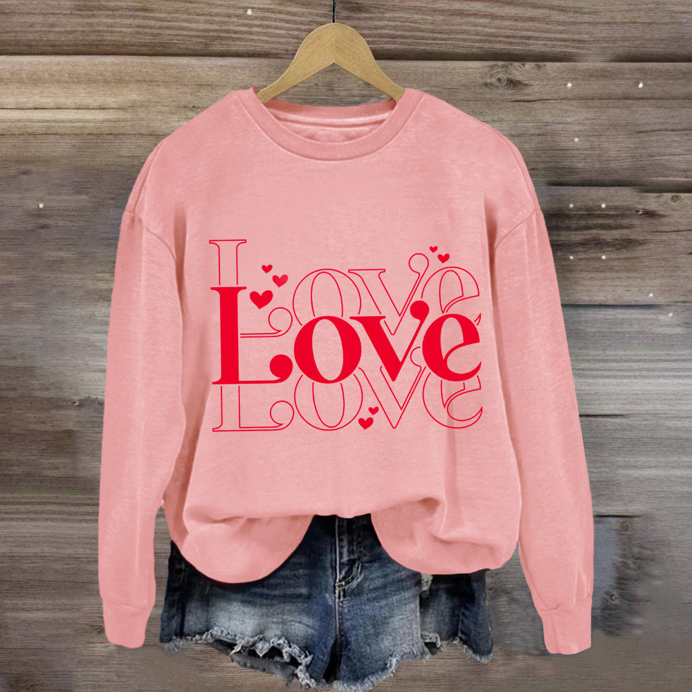 Cute Valentine Heart Sweatshirt