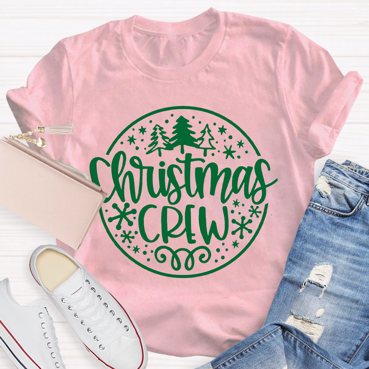 Christmas Crew Teacher T-Shirt