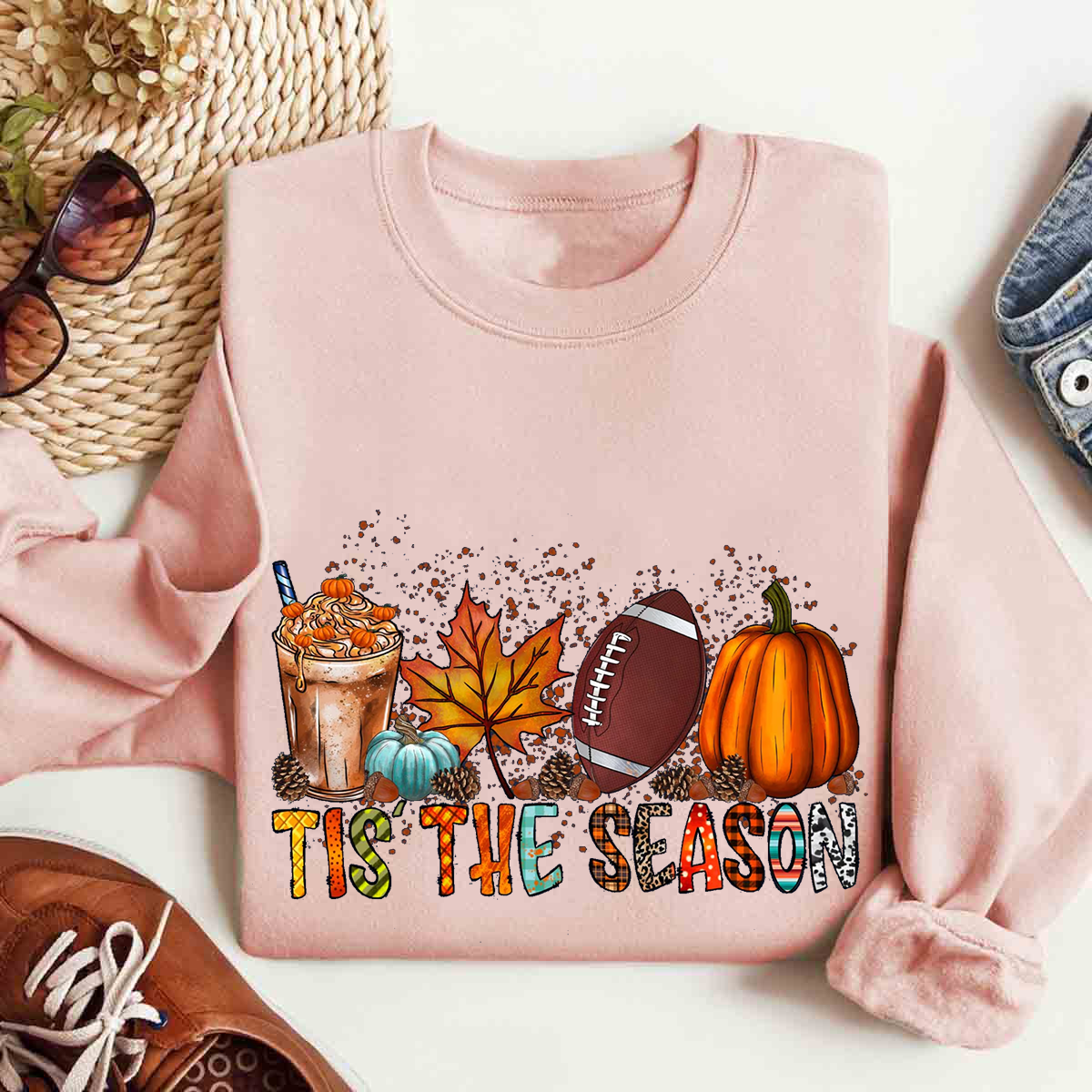 Tis The Season Fall Vibes Sweatshirt