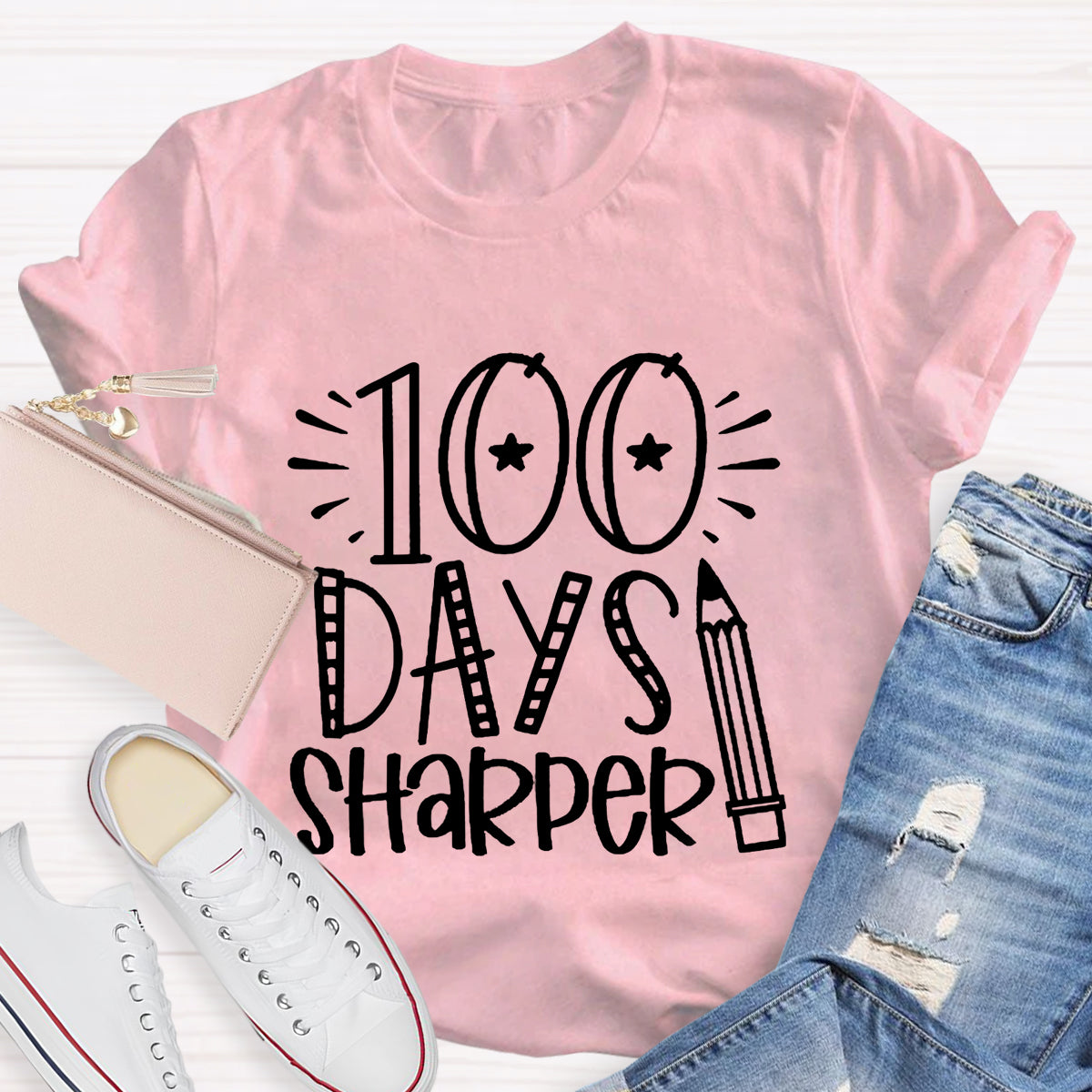 100 Days Sharper Teacher T-Shirt