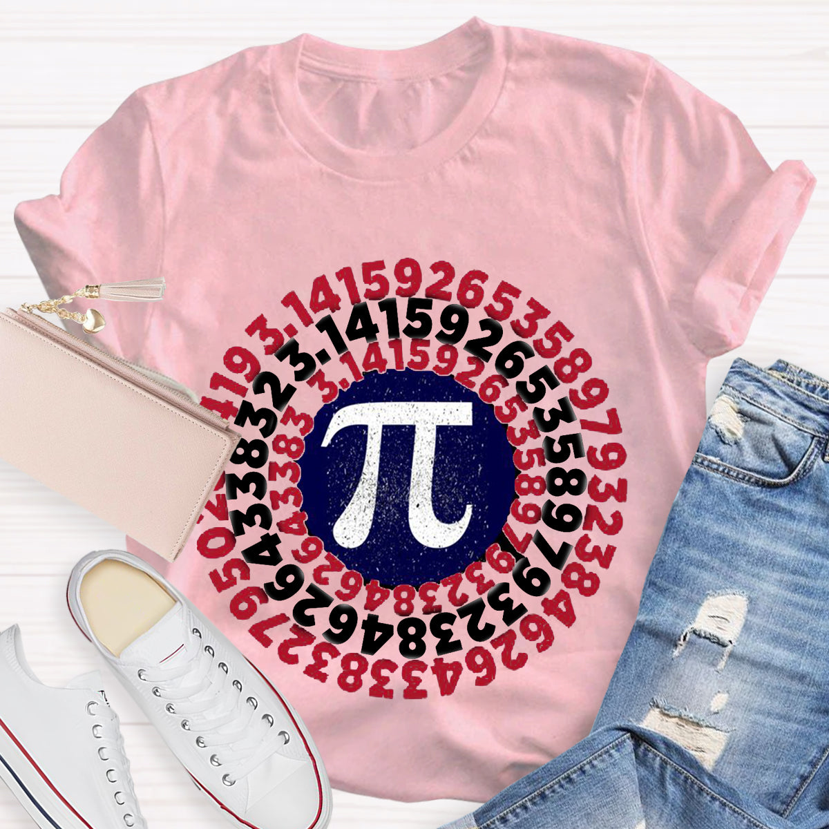 Pi Day Captain Shield T-Shirt