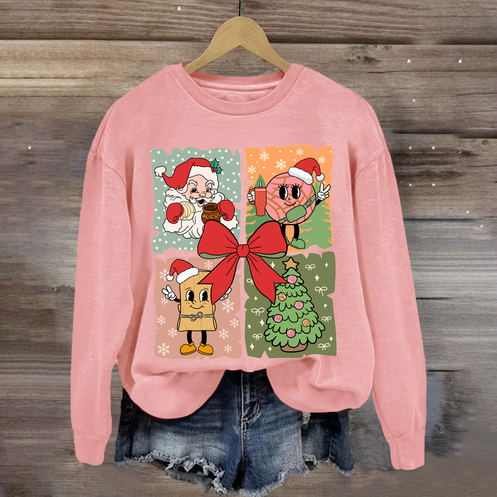 Santa Claus Christmas tree Sweatshirt