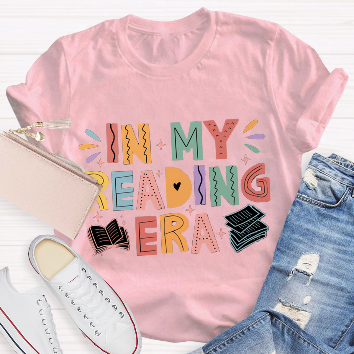 In My Reading Era Teacher T-Shirt