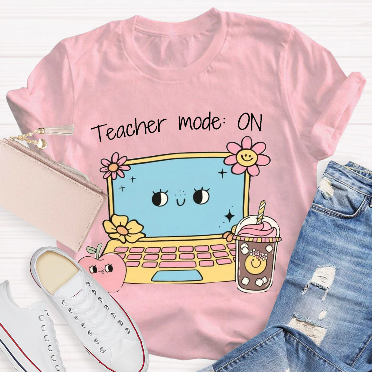 Teacher Mode On Computer Coffee T-Shirt