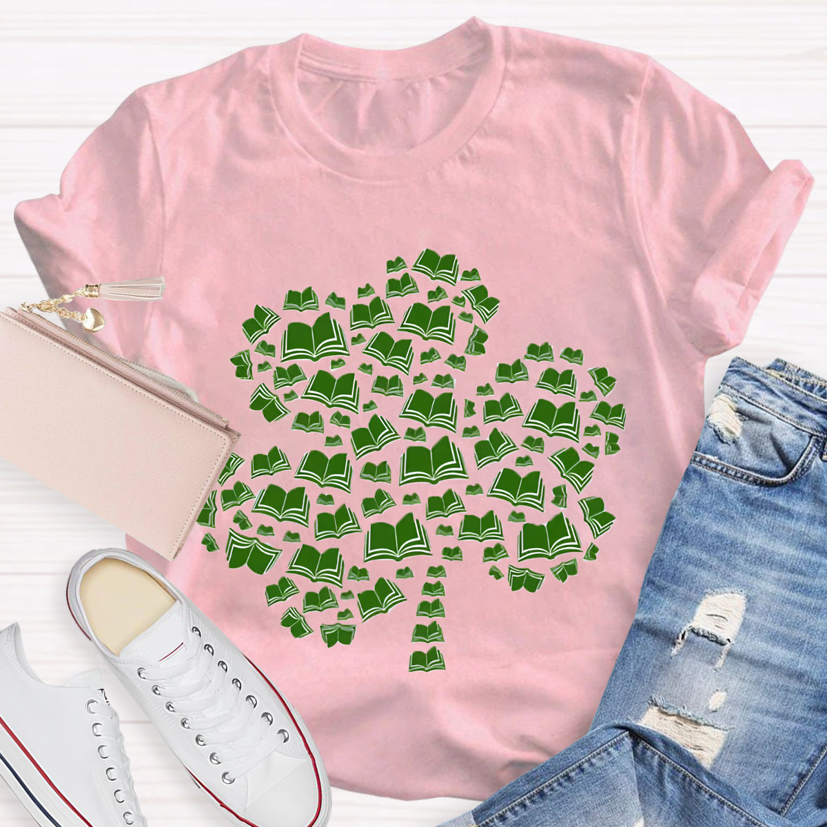 Shamrock Books Teacher T-Shirt