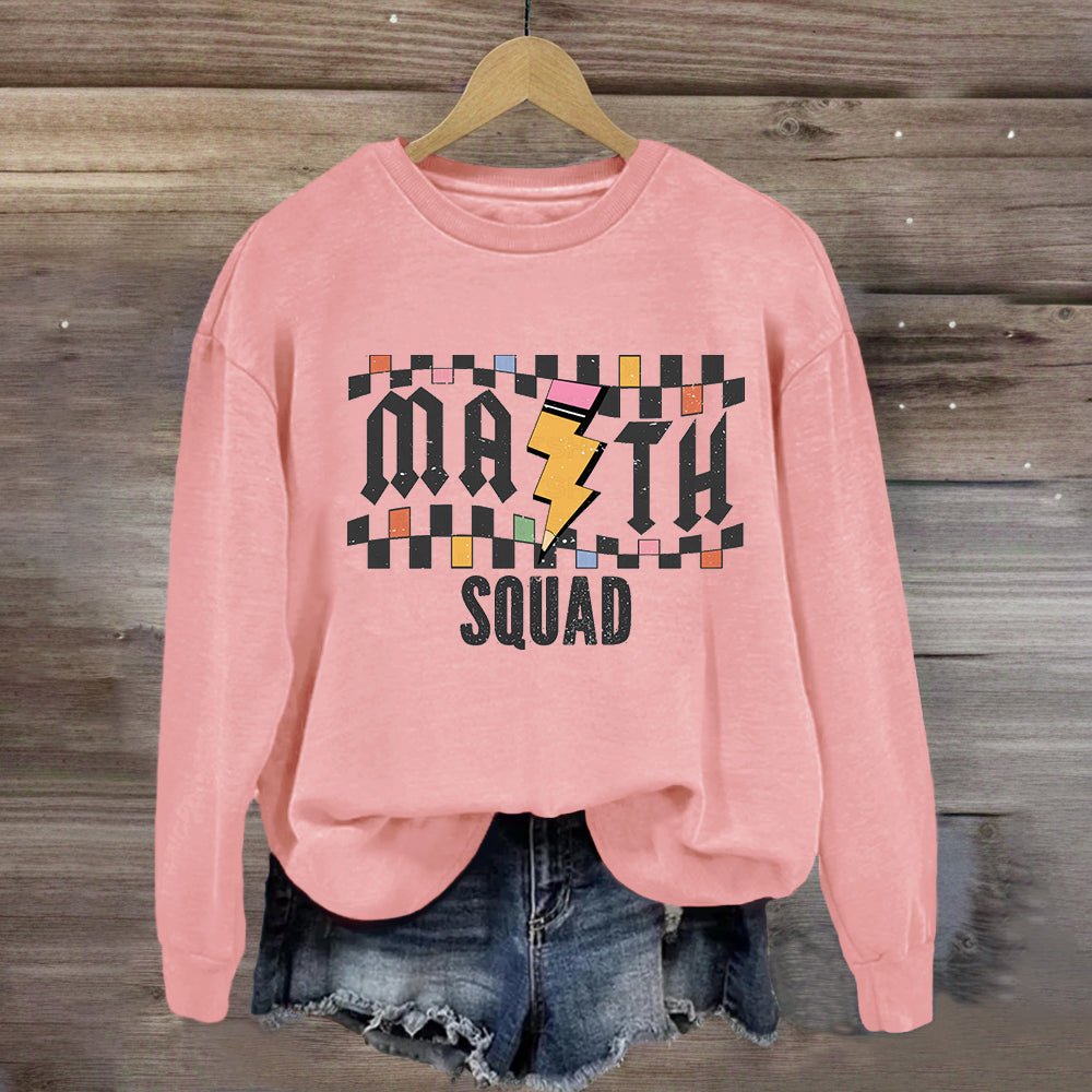 Math Squad Teacher Sweatshirt