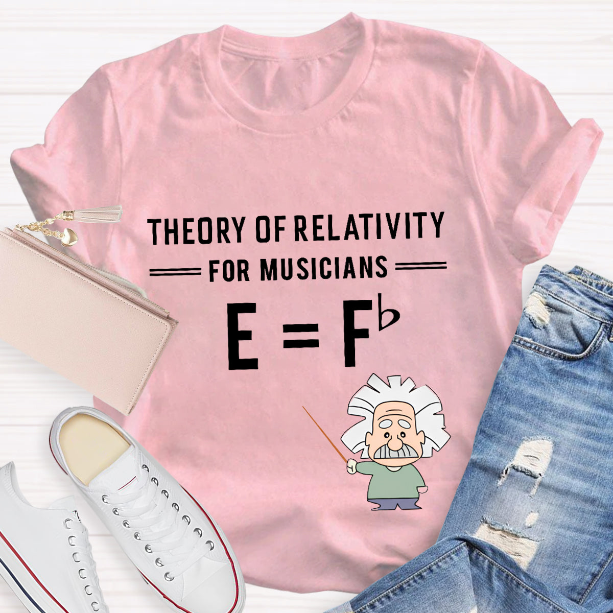 Theory Of Relativity For Musicians Teacher T-Shirt