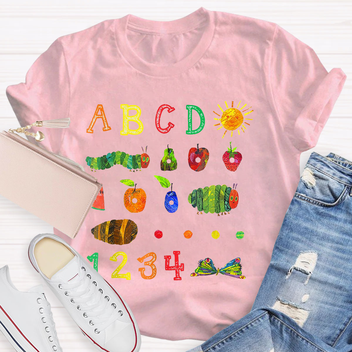 Animals Alphabet Teacher T-Shirt