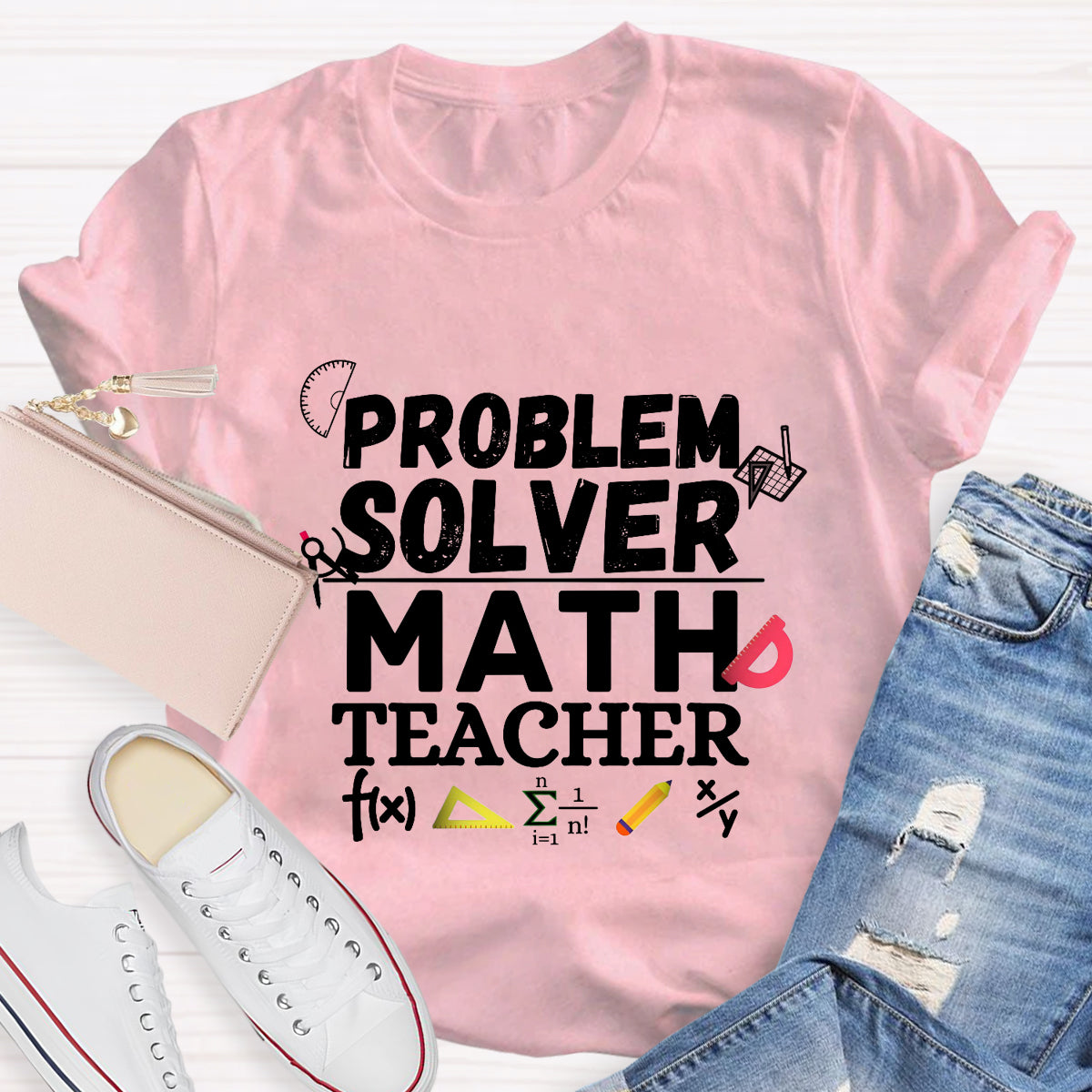 Problem Solver Math Teacher T-Shirt