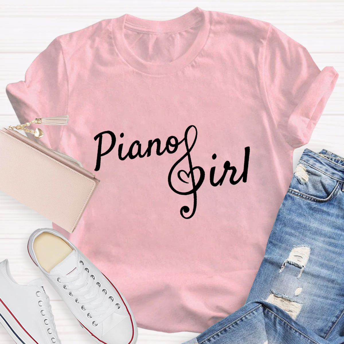 Piano Girl Teacher T-Shirt