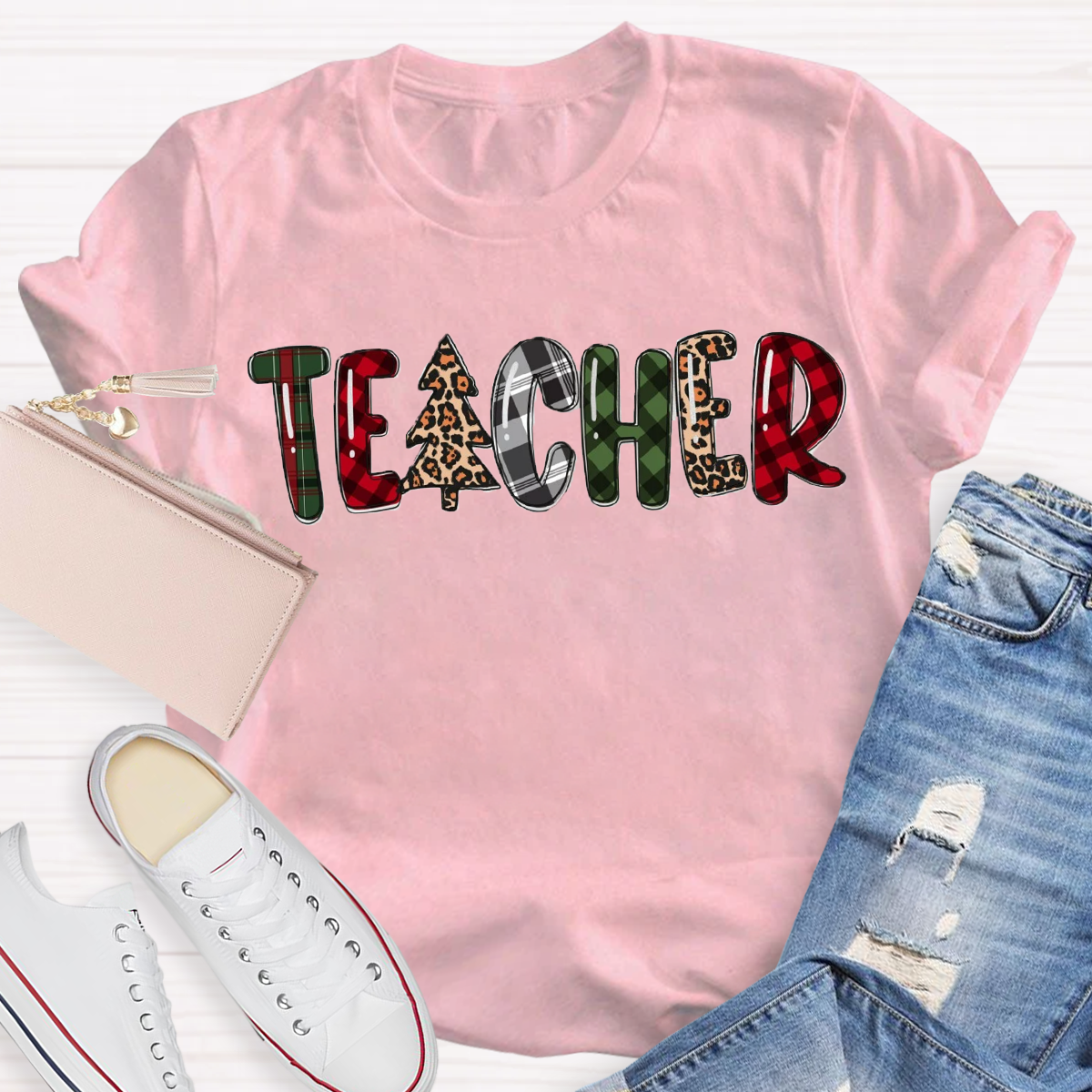 Christmas Tree Teacher T-Shirt