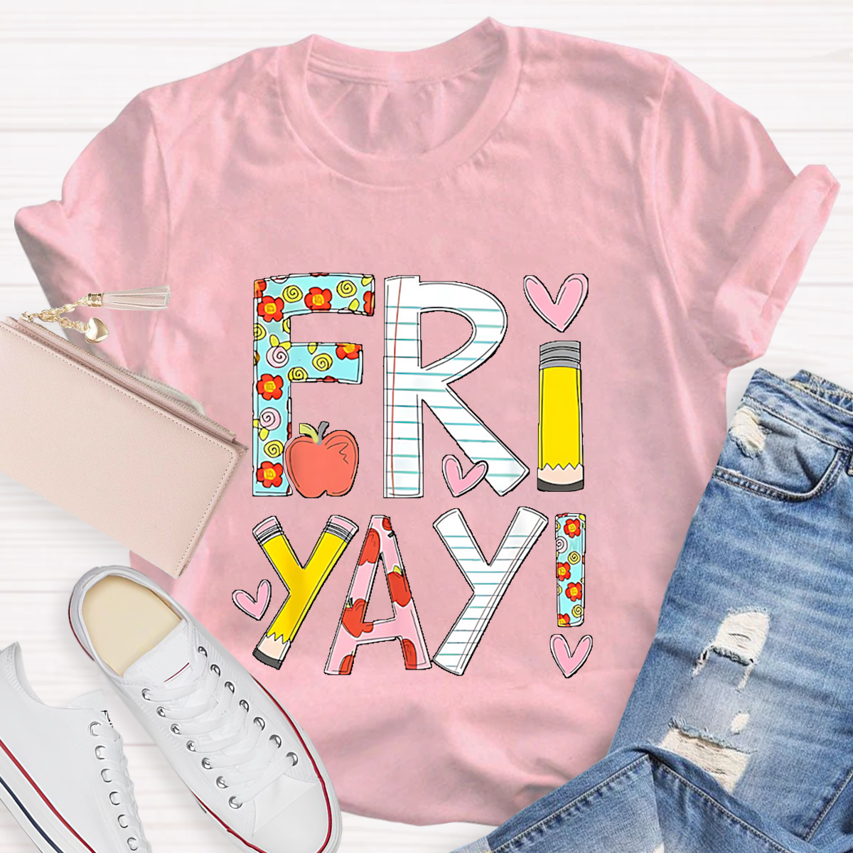 Fri Yay Teacher T-Shirt