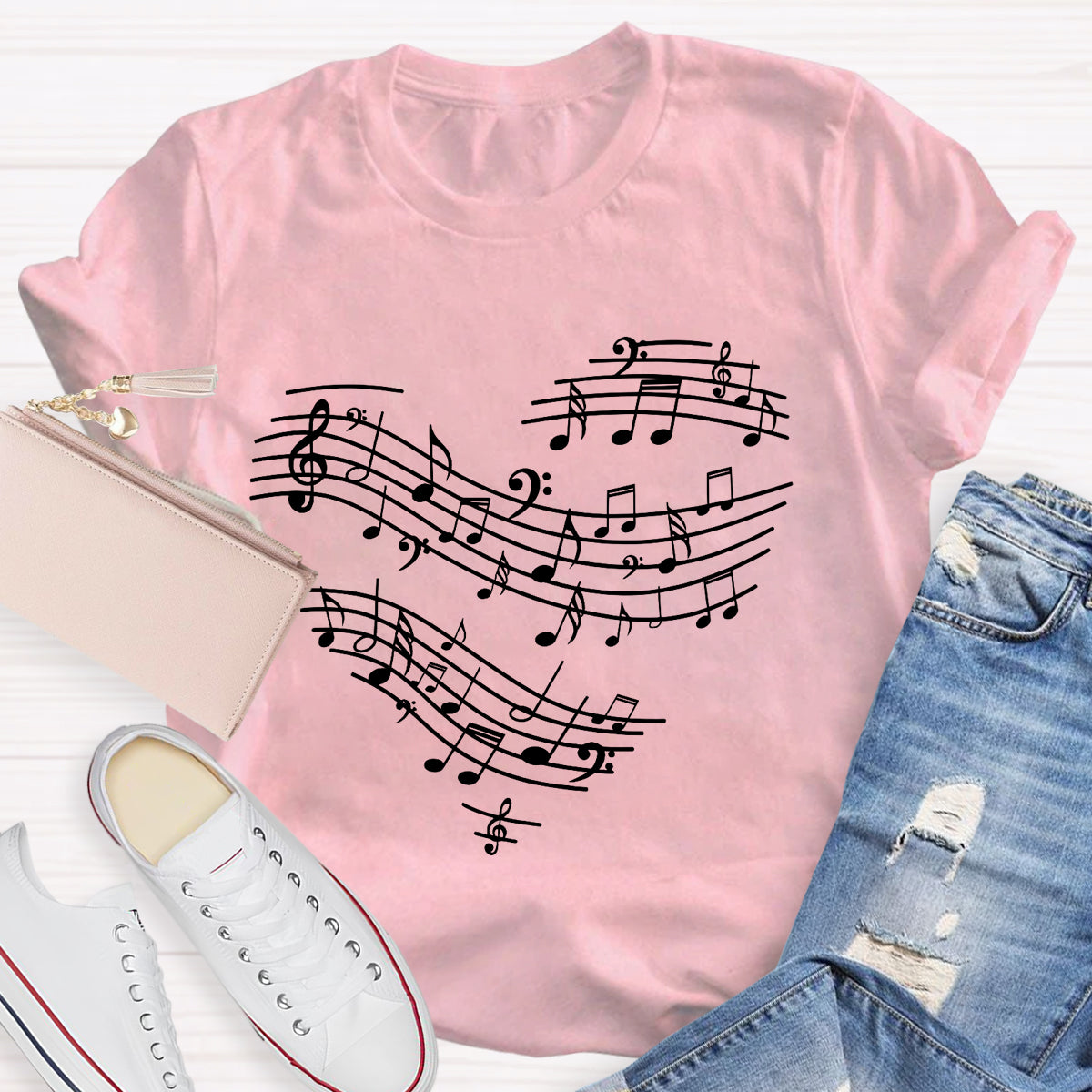 Music Heart Teacher T-Shirt